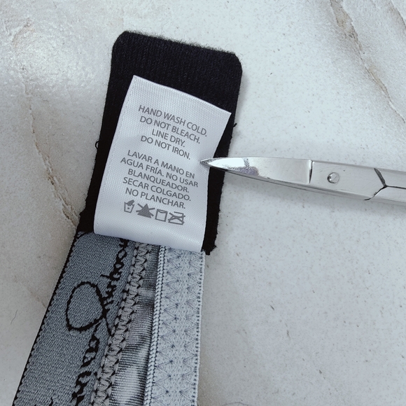 EUC Jessica Simpson Gray Leopard Print Push Up Bra, Sz 36C - Picture 8 of 10